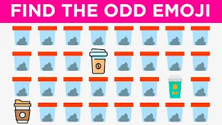 Find The Odd Emoji Out stool analysis #71 - Very difficult level by Kani