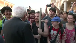 Arrivo del Presidente Mattarella a Faenza