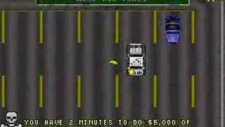 GTA 1 Driving wrecked car glitch & double glitch
