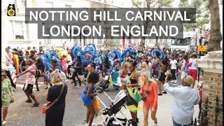 NOTTING HILL CARNIVAL 🇬🇧 FANTASTIC TIME IN LONDON, ENGLAND, BIGGEST STREET FESTIVAL