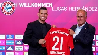 "I will fight for the shirt!" | Presentation of Lucas Hernández | FC Bayern Press Conference