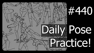 【Drawing Stream】Daily Pose Practice with #POSEMANIACS! & Weekly Drawing Prompt Showcase!【Day 440】