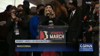 Madonna at Women's March on DC 1-21-2017 C-Span version