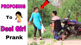 Proposing To Desi Girl Prank // By Sumit Cool Dubey // Prayagraj