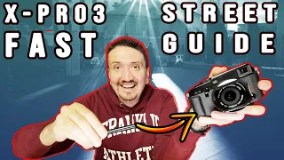Fujifilm X-PRO3 FAST Street Photography GUIDE - My Best Lenses and Camera Settings!