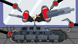 Siren Head Tank - Beginning Of The Endless War - Tank Cartoon