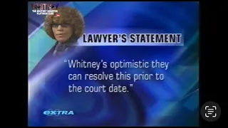 Whitney Houston standing by her man, Bobby Brown in court days after Whitney's 911 call 2003 Report