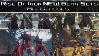 Destiny - 4 NEW Rise Of Iron Gear Sets And Weapons! (Trials, Iron Banner, Raid And Iron Lord)
