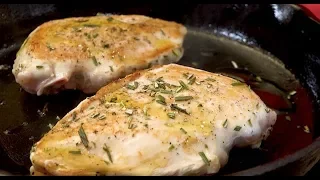 Pan Roasted Chicken Breast in 15 min with Rosemary Butter Sauce | Christine Cushing