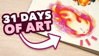 I Drew Every Day for a Month! // my results