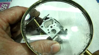 Rebuilding Walbro Carburetor