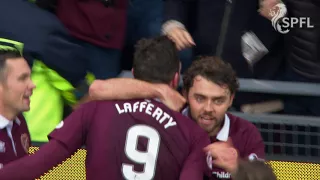 Lafferty scores brilliant goal for Hearts v Celtic