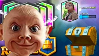 EFSANEVİ KART ÇIKINCA ÇILDIRAN VELETLER -(DİKKAT %100 ÇOCUK IÇERIR !!)ÇOK KOMİK :D #2 |CLASH ROYALE|