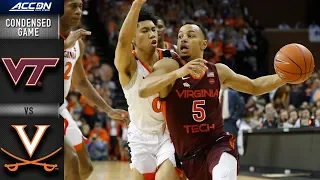 Virginia Tech vs. Virginia Condensed Game | 2018-19 ACC Basketball