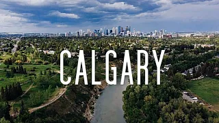 AERIAL RELAXATION: CALGARY, CANADA (4K)