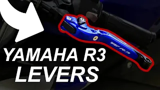 BEST First Mod? Yamaha R3 Lever Install