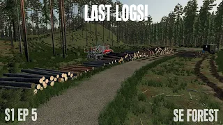 Fs22 Forestry on Holmåkra | Last logs! | S1 EP 5 | Timelapse