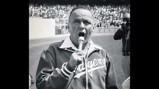 Frank Sinatra Sings the USA National Anthem at Los Angeles Dodgers Stadium Opening Day April 7, 1977