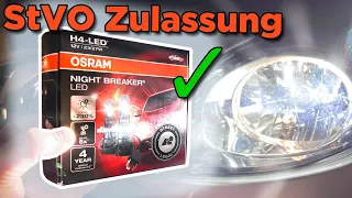 OSRAM NIGHT BREAKER® LED - Endlich legal! - H4/H7 LED mit Zulassung!