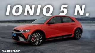 IONIQ 5 N 파워 테스트!! 타이어가 뜯겨 나갈 때까지 몰아붙이는 아이오닉5N