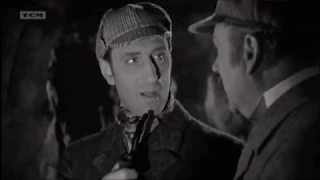 Basil Rathbone as Sherlock Holmes in The Hound of the Baskervilles (TCM trailer, December 2017)