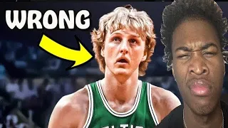 I WAS WRONG?? REACTING To NBA Fans Are Wrong About LARRY BIRD!!