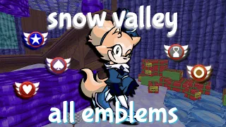 srb2 uldc: all snow valley emblems speedrun [icelyn] in 1:18.22