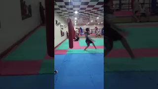 Matin Abdukhamitov - Yair Rodriguez style tornado kick