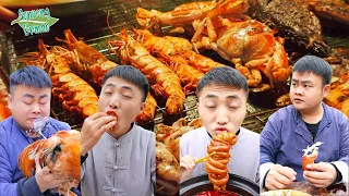 Ẩm Thực Trung Quốc • Cuộc sống và những món ăn núi rừng • Tik Tok China • Songsong và Ermao