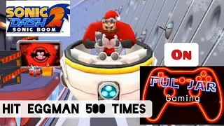 Hit #eggman 500 times special Event  vs #shadow in #sonicdashsonicboom Amazing successfully win