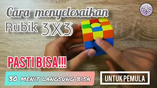 PASTI LANGSUNG BISA!! CARA BERMAIN RUBIK UNTUK PEMULA - MENYELESAIKAN RUBIK 3X3 MUDAH DAN CEPAT