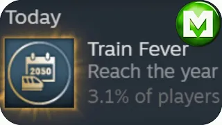 Just joined the top 3.1% club with Train Fever Achievement #shorts #transportfever2