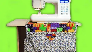 The cover for the sewing machine with your own hands is easy and simple