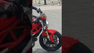 DUCATI MONSTER ENGINE SOUND #shorts #ducati #aynmotovlog #asmrsounds