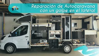 🔺 REPARACIÓN AUTOCARAVANA GOLPE LATERAL 🔺 | Taller autocaravanas en Madrid Camperbaos