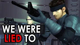 Biggest Lie In Video Game History!  (Metal Gear Solid 2)