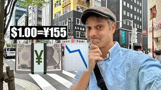 Japanese Yen Sinks to ¥155 to USD, lowest since 1991