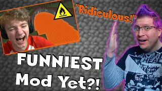 Minecraft’s Lava Ravine Mod Is Actually Funny REACTION! Wilbur Soot & Slimecicle LOSE IT!