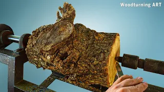 lathe man Turned This Alien Wood into a Masterpiece unbelievably beautiful