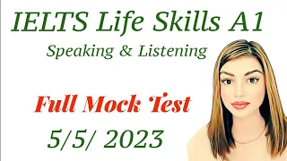 Life Skills A1 IELTS UKVI Spouse Visa Test||Speaking & Listening|| Recent Topics Full Mock Test 2023