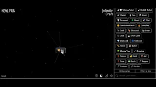 playing infinite craft till i make a new discovery.
