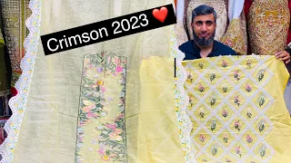 Crimson 2023❤️ Maria-B Elaf Mushq Premium Designer Luxury lawn 😍 Summer Collection New Volume🛍️