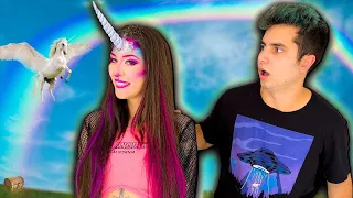 FRANZINHA SE TRANSFORMOU EM UM UNICORNIO DE VERDADE !  ( Maloucos )