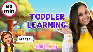 BEST OF MS MONI - Songs, Animals, Food, Toys & Play | Toddler Learning