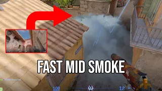 CS2 Inferno FAST MID SMOKE FROM CT SPAWN