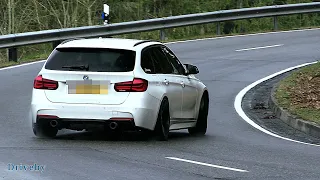 Cars around the Nürburgring  MARCH 2023 - BMW 340i drift | NEW GT3 | 2022 Audi RS3 | Almost crashes!