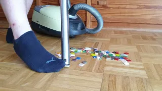 Vacuuming up mosaic with miele s5 vacuum