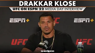 Drakkar Klose | UFC on ESPN 22 - Pre Fight Interview (Virtual Media Day)