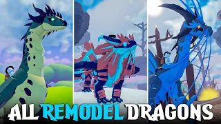 ALL REMODEL DRAGONS Showcase So Far - Dragon Adventures