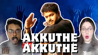 Akkuthe Akkuthe Song REACTION | Nilaave Vaa | Thalapathy Vijay | Vidyasagar